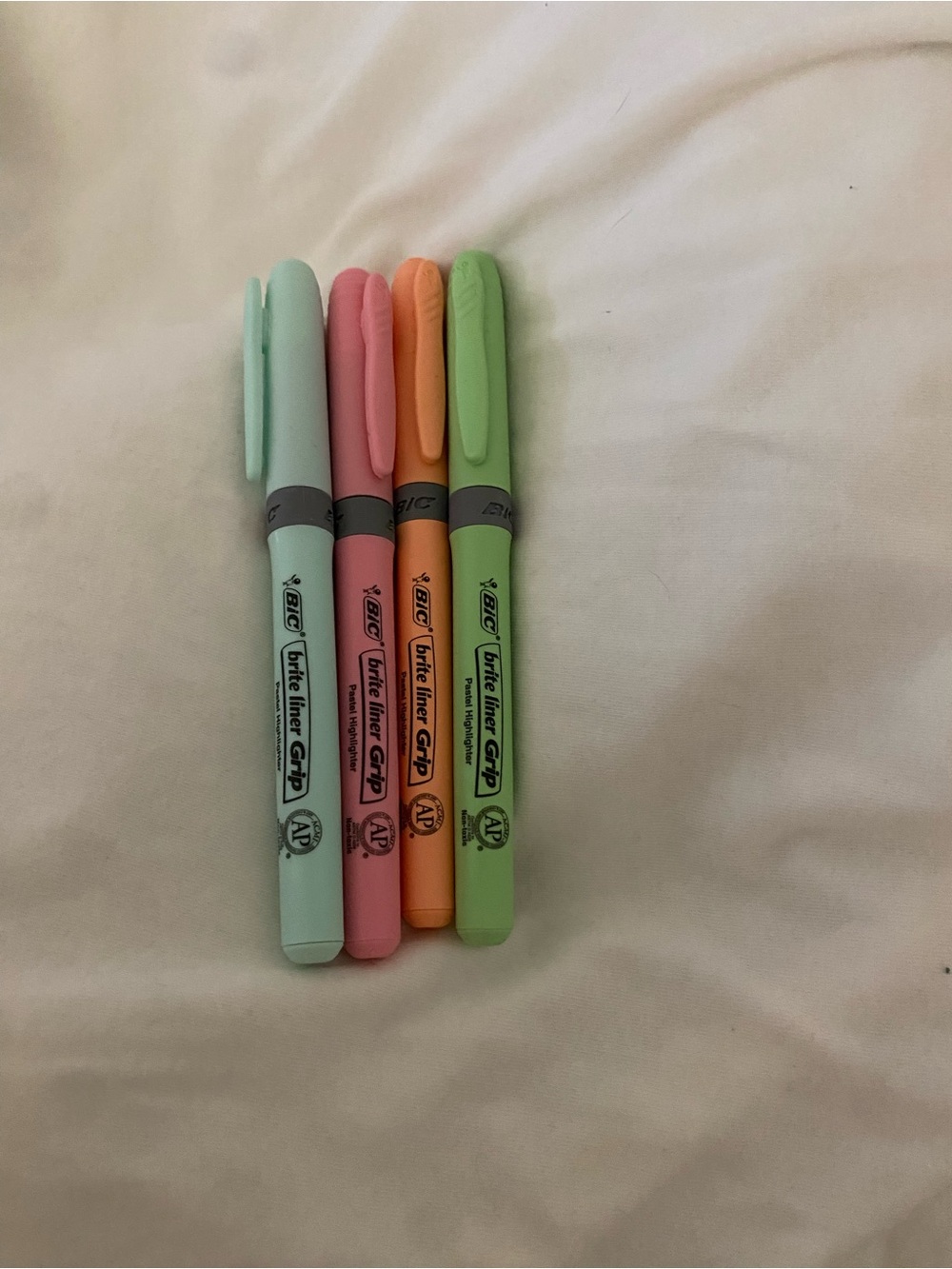BIC Pastel Highlighter Set - Mint, Pink, Orange, Green